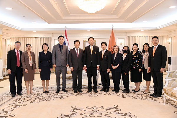 อัยการสูงสุดให้การต้อนรับเอกอัครราชทูตจีนประจำประเทศไทยในโอกาสเข้าเยี่ยมคารวะและหารือข้อราชการร่วมกัน