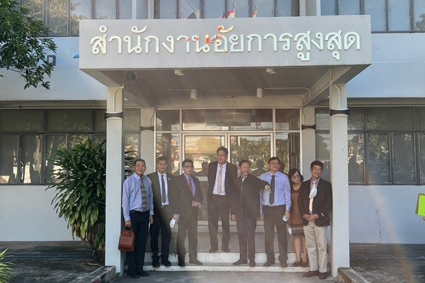 รองอัยการสูงสุดตรวจสอบความคืบหน้าการปรับปรุงอาคาร สำนักงานอัยการสูงสุด อาคารถนนบรมราชชนนี