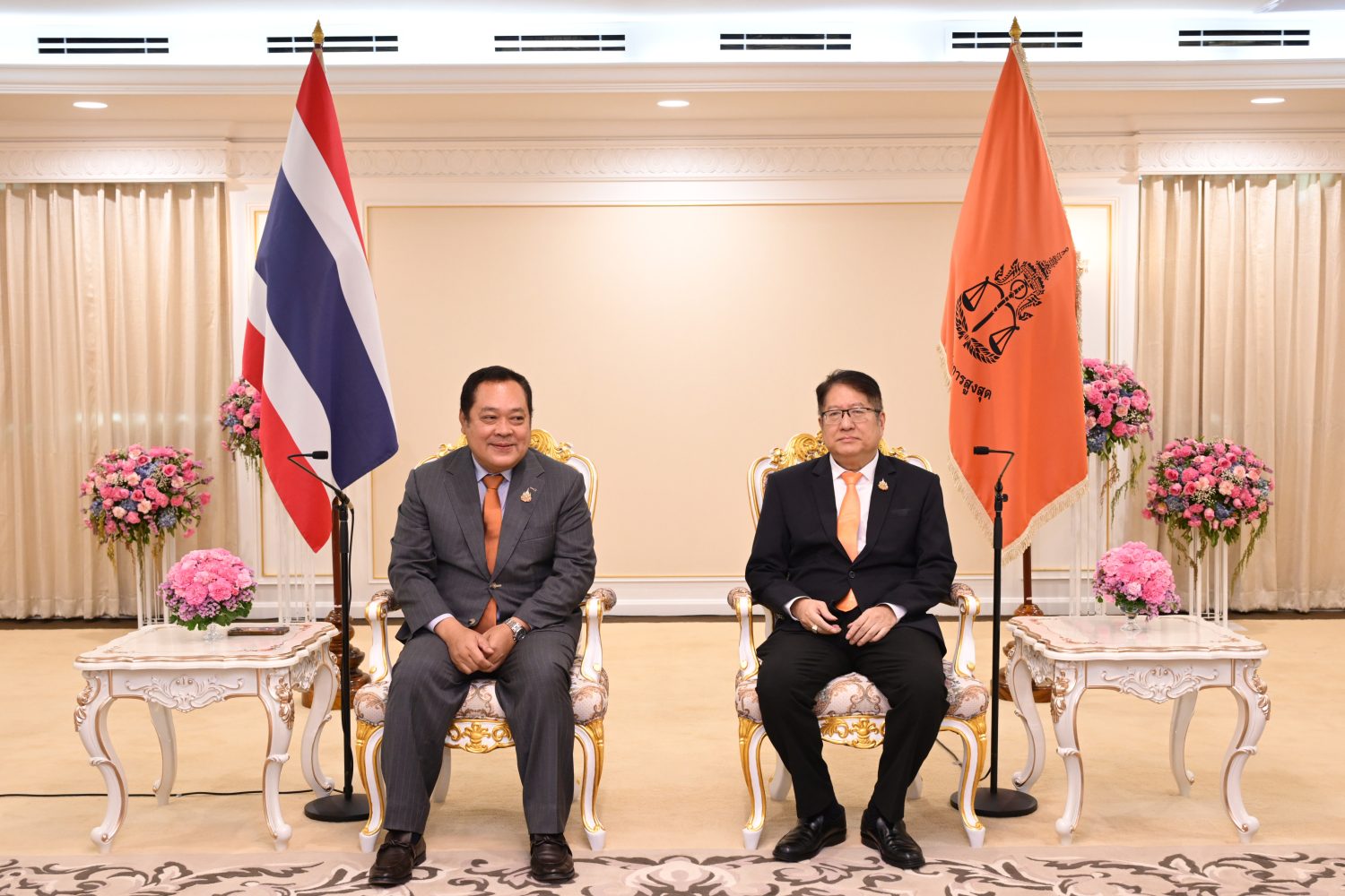 อัยการสูงสุดให้การต้อนรับรัฐมนตรีว่าการกระทรวงยุติธรรมในโอกาสเข้าพบเพื่อหารือข้อราชการร่วมกัน