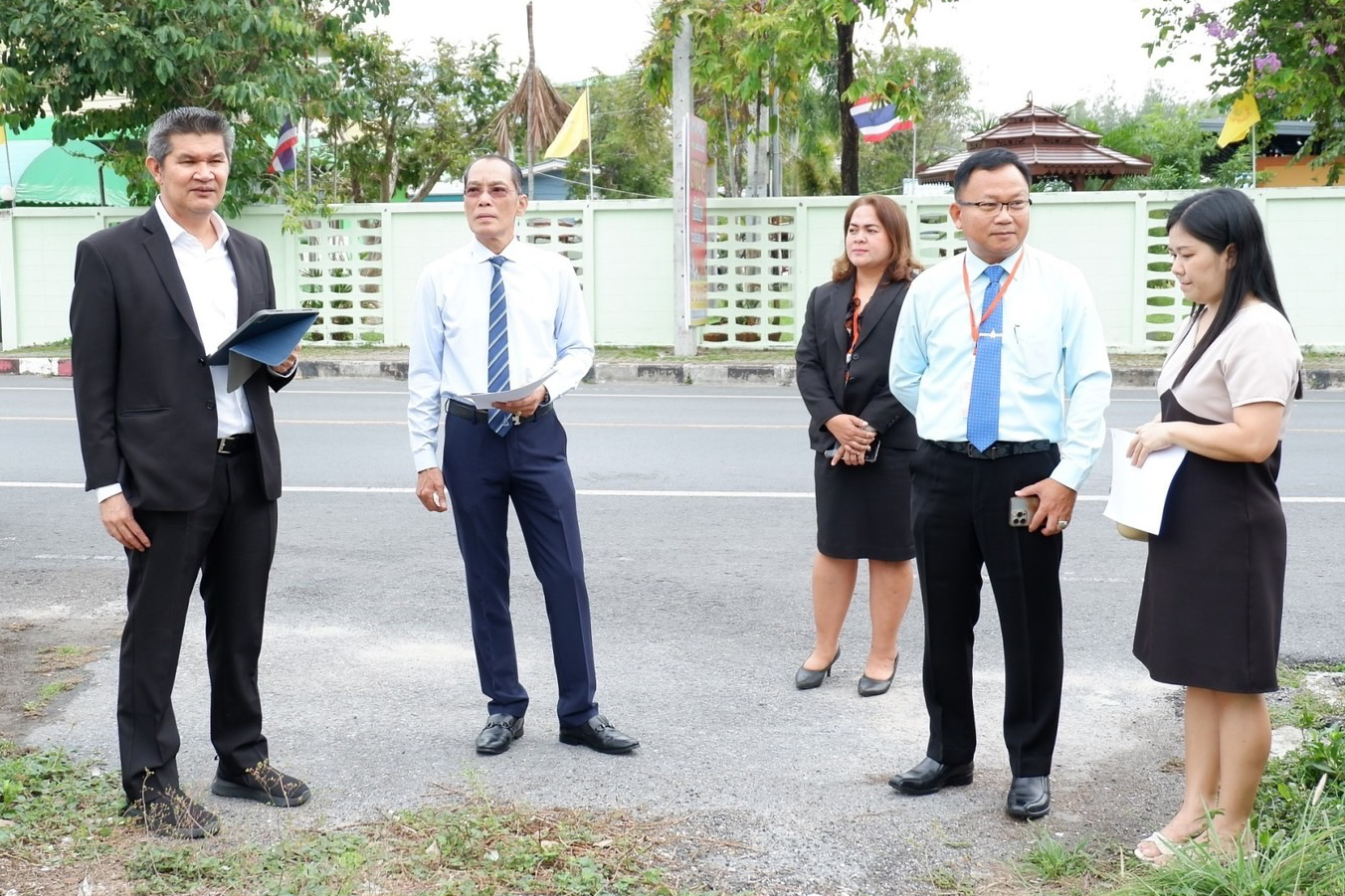 สำนักงานอัยการสูงสุดตรวจติดตามความพร้อมสถานที่ก่อสร้างอาคารที่ทำการสำนักงานคดีปราบปรามการทุจริตภาค 9 แห่งใหม่