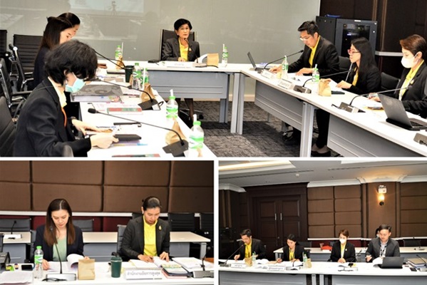สถาบันนิติวัชร์ สำนักงานอัยการสูงสุด ประชุมร่วมกับกระทรวงยุติธรรม เพื่อสรุปผลการรับฟังความคิดเห็นจากหน่วยงานที่เกี่ยวข้องที่มีต่อร่างพระราชบัญญัติแก้ไขเพิ่มเติมประมวลกฎหมายวิธีพิจารณาความอาญา (ฉบับที่ ..) พ.ศ. …. (เพื่อคุ้มครองผู้เสียหายหรือพยานในคดีที่กระทบกระเทือนต่อจิตใจอย่างร้ายแรง)