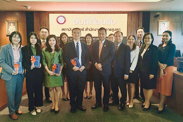 สถาบันนิติวัชร์ สำนักงานอัยการสูงสุด หารือเกี่ยวกับการจัดกิจกรรมทางวิชาการ ร่วมกับคณะอาชญาวิทยาและการบริหารงานยุติธรรม มหาวิทยาลัยรังสิต ตามบันทึกข้อตกลงความร่วมมือฯ