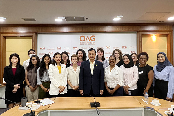 สถาบันนิติวัชร์ สำนักงานอัยการสูงสุด แลกเปลี่ยนความคิดเห็นกับคณะนักศึกษา มหาวิทยาลัยพรินซ์ตัน (Princeton University) ประเทศสหรัฐอเมริกา ในโอกาสที่มาศึกษาดูงานในประเทศไทย
