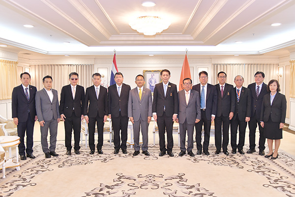 อัยการสูงสุดให้การต้อนรับรองนายกรัฐมนตรี (นายสมศักดิ์ เทพสุทิน) และคณะ