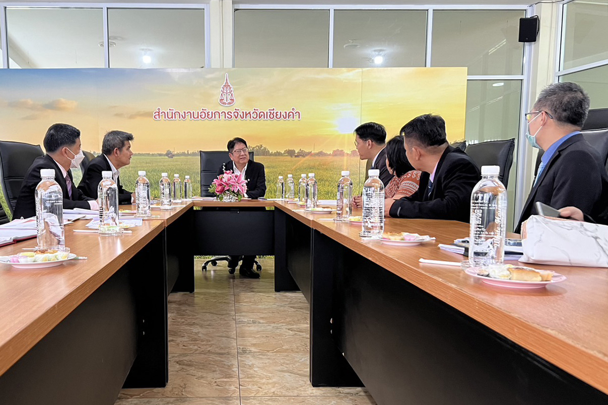 รองอัยการสูงสุดลงพื้นที่ตรวจเยี่ยมการปฏิบัติราชการ สำนักงานอัยการในจังหวัดพะเยา และจังหวัดเชียงราย (ภาค 5)