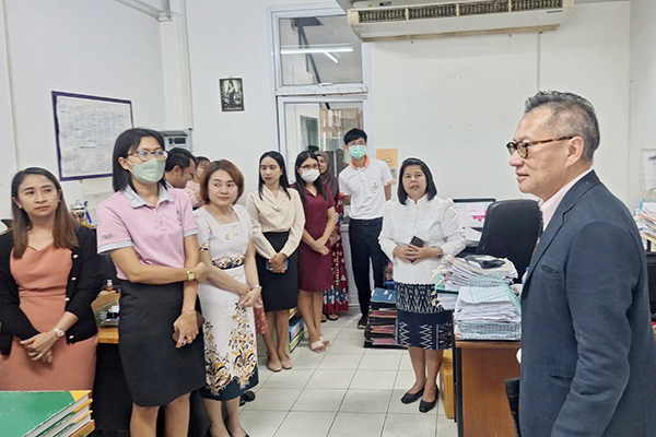 ผู้ตรวจการอัยการตรวจติดตามผลการปฏิบัติราชการของสำนักงานอัยการในพื้นที่อำเภอเกาะสมุย จังหวัดสุราษฎร์ธานี