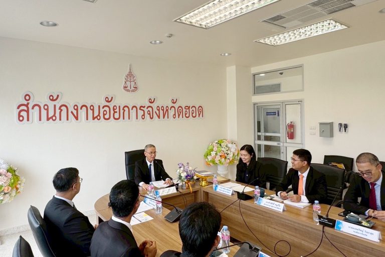 ผู้ตรวจการอัยการ ตรวจติดตามการปฏิบัติราชการของสำนักงานอัยการในพื้นที่ภาค 5 (จังหวัดเชียงใหม่ และจังหวัดแม่ฮ่องสอน)