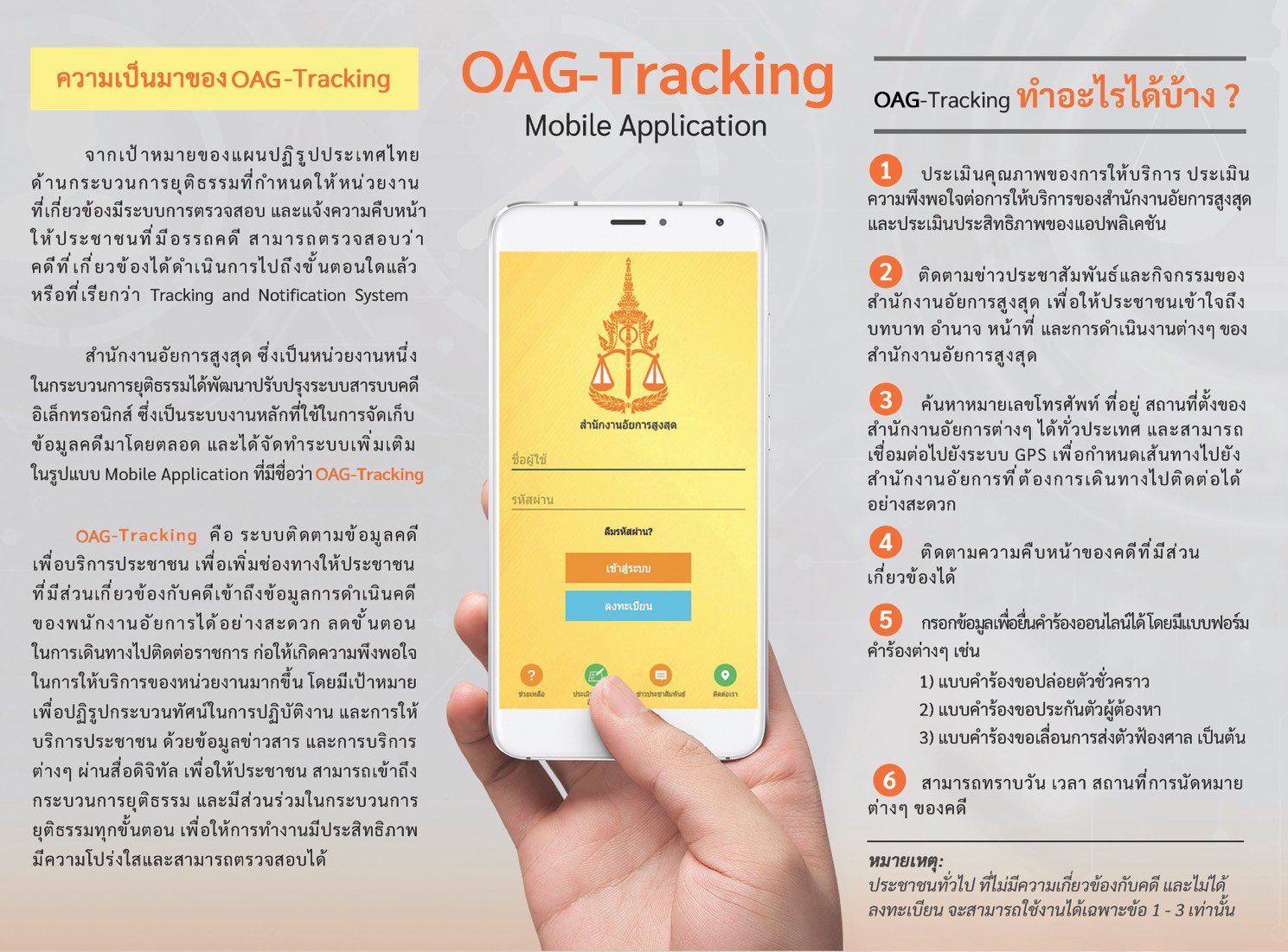 mobile application oag tracking
