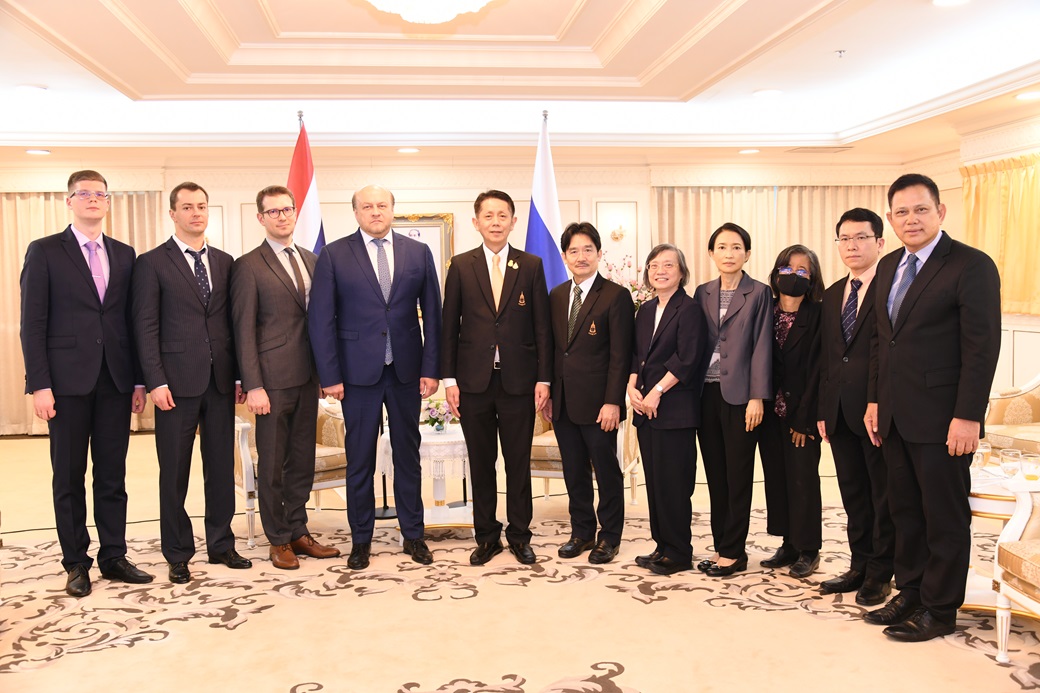 อัยการสูงสุด ให้การต้อนรับเอกอัครราชทูตรัสเซียประจำประเทศไทย ในโอกาสเข้าพบเพื่อหารือข้อราชการร่วมกัน